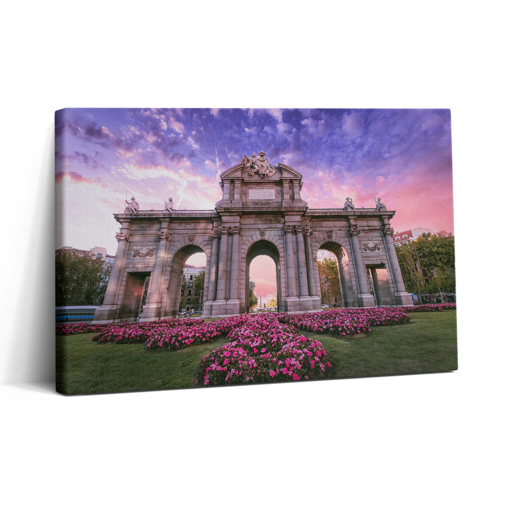 Obraz na plátne 30x20 Brána pri západe slnka