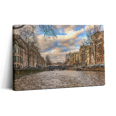 Fotoobraz na plátne 30x20 Kanálový pohľad na mesto