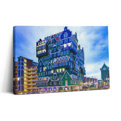 Obraz na plátne 30x20 Moderná architektúra s tradičnými prvkami