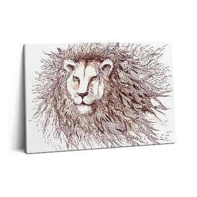 Obraz na plátne 60x40 Umelecká kresba leva