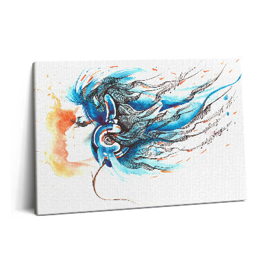 Obraz na plátne 60x40 Ilustrácia hudobných zvukov