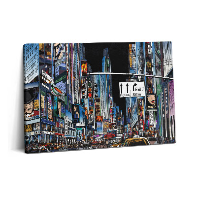 Fotoobraz na plátne 60x40 New York v noci