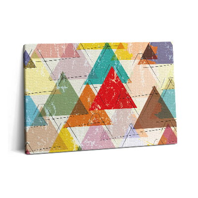 Fotoobraz na plátne 60x40 Geometrický vzor trojuholníkov