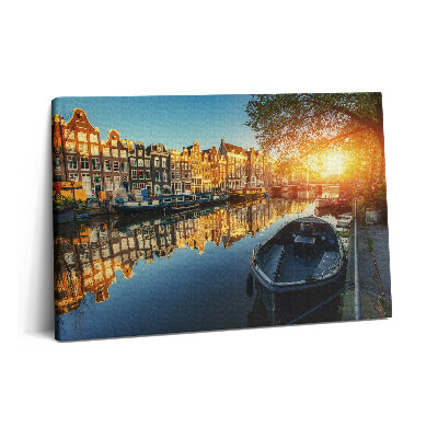 Fotoobraz na plátne 60x40 Mesto Amsterdam