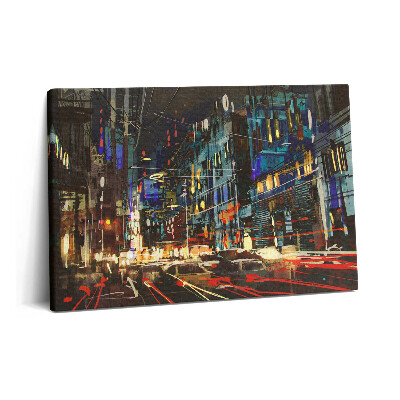 Obraz na plátne 60x40 Mesto v noci