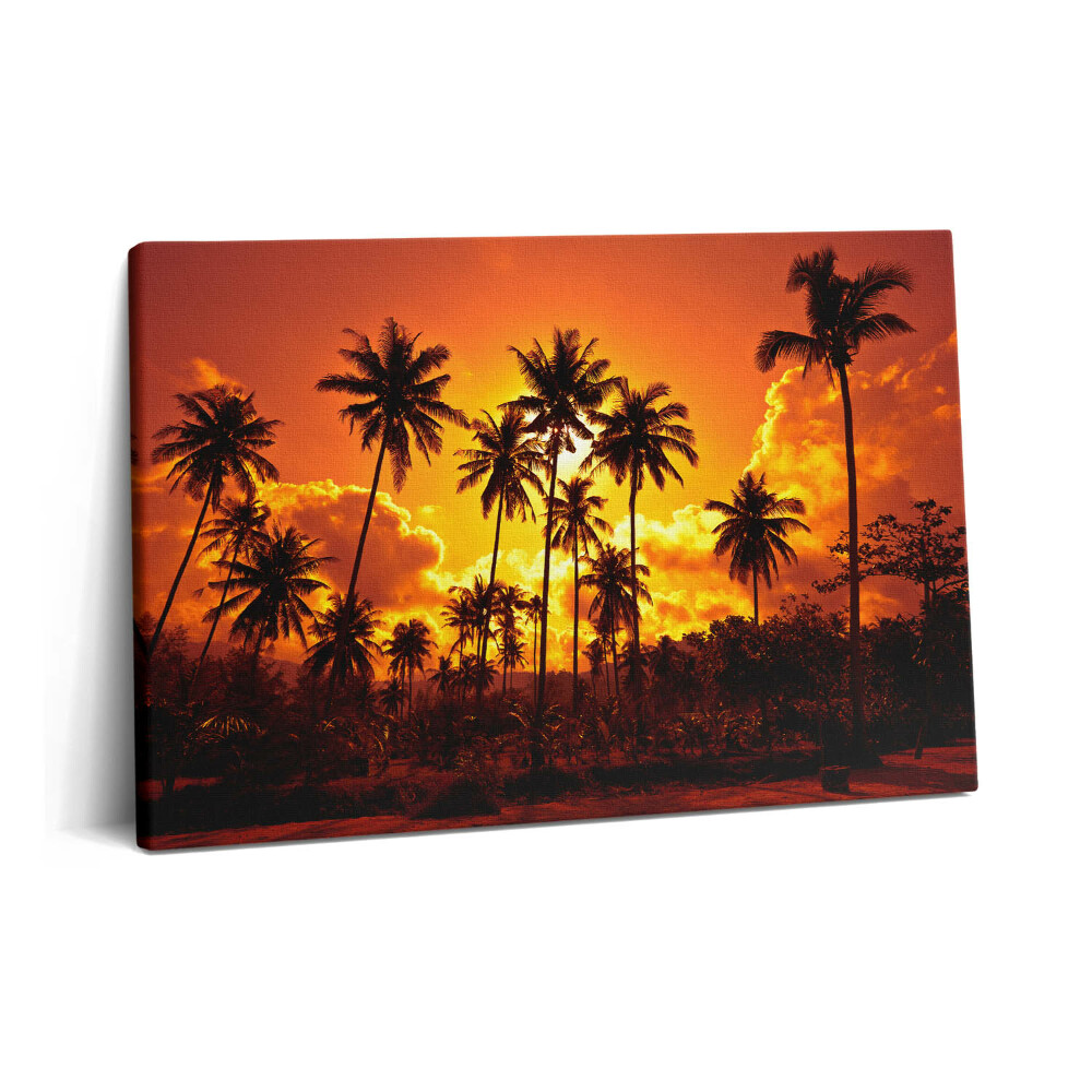 Obraz na plátne 60x40 Palmy Thajsko Pláž Klong Prao