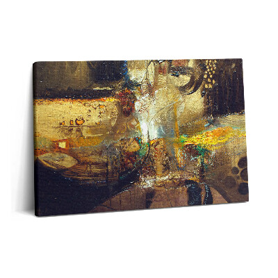 Obraz na plátne 60x40 Maľovaná farebná abstrakcia