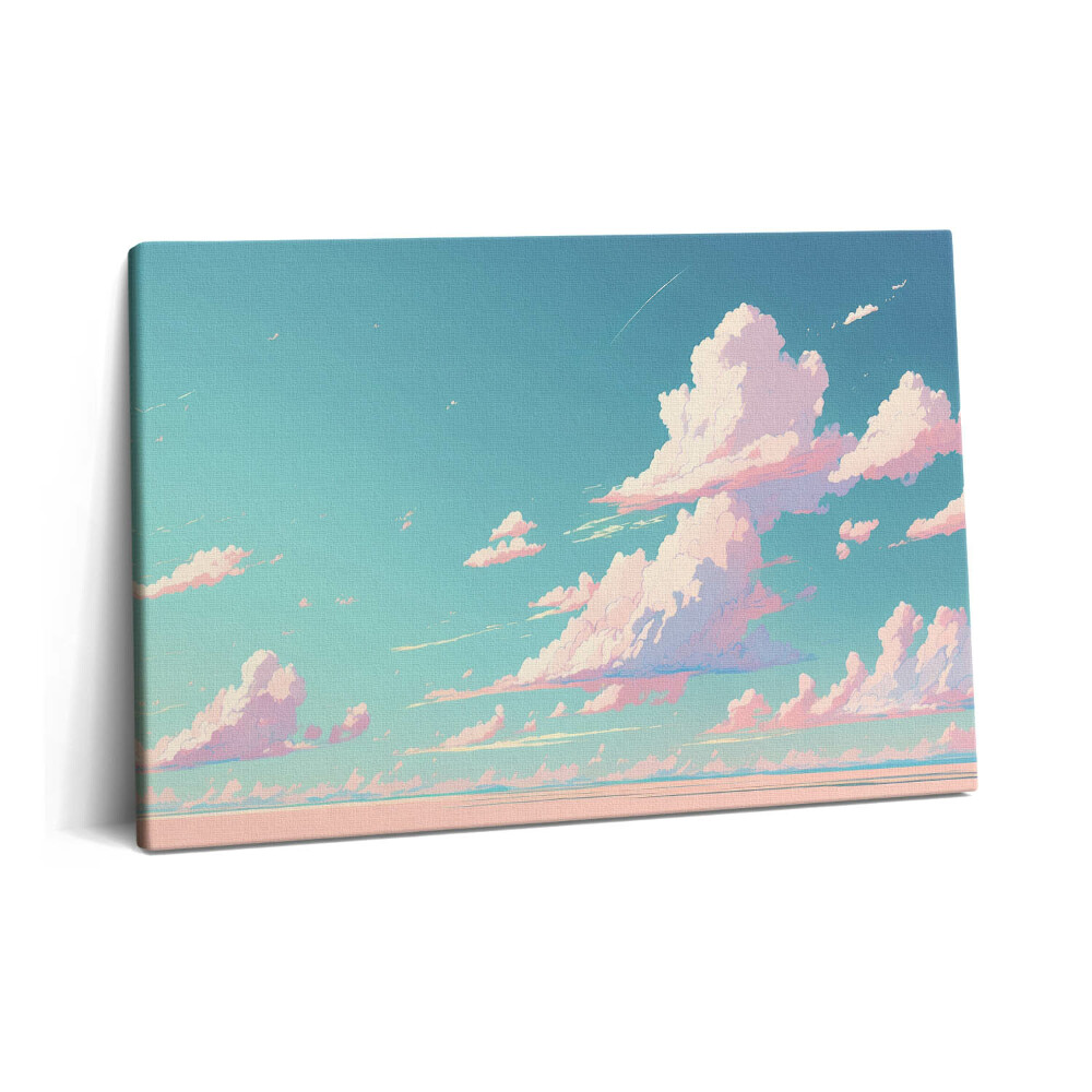 Obraz na plátne 60x40 Pastelová farba oblohy