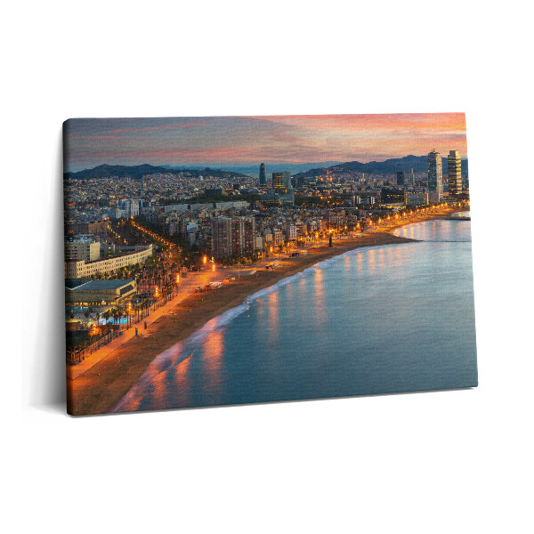 Fotoobraz na plátne 60x40 Východná pláž v Barcelone