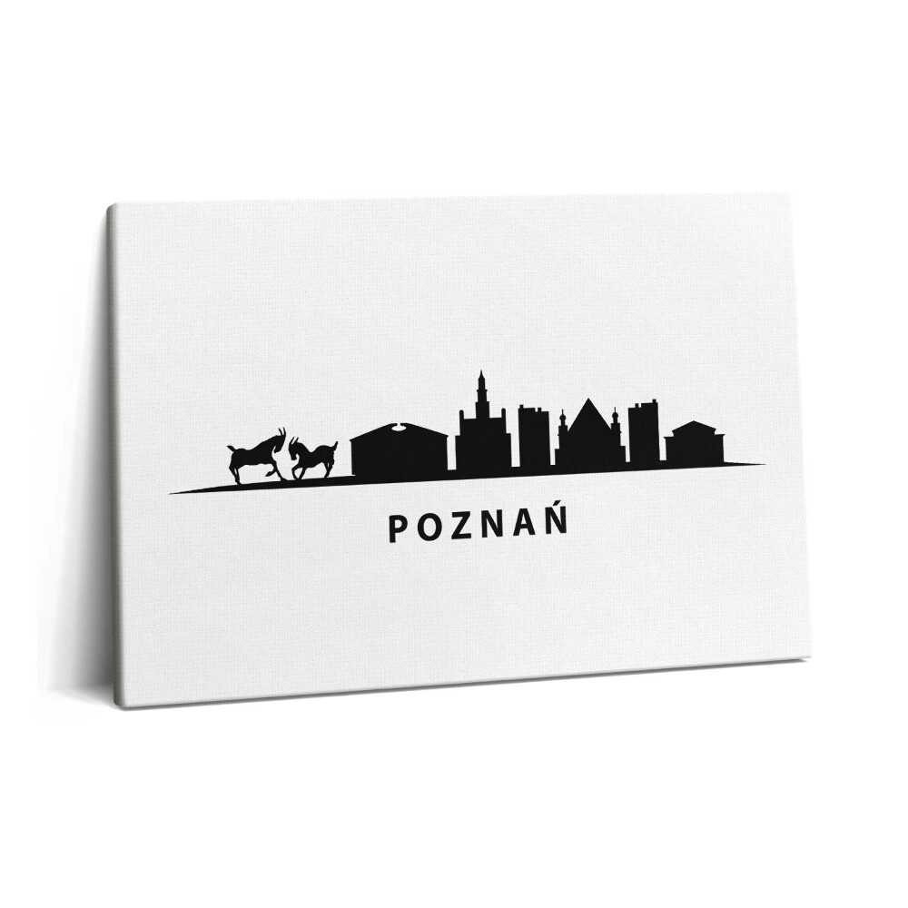 Obraz na plátne 60x40 Panoramatická grafika Poznane