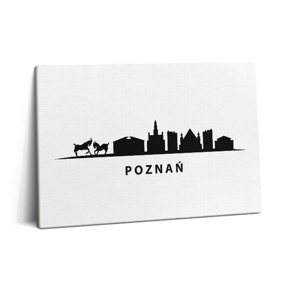 Obraz na plátne 60x40 Panoramatická grafika Poznane
