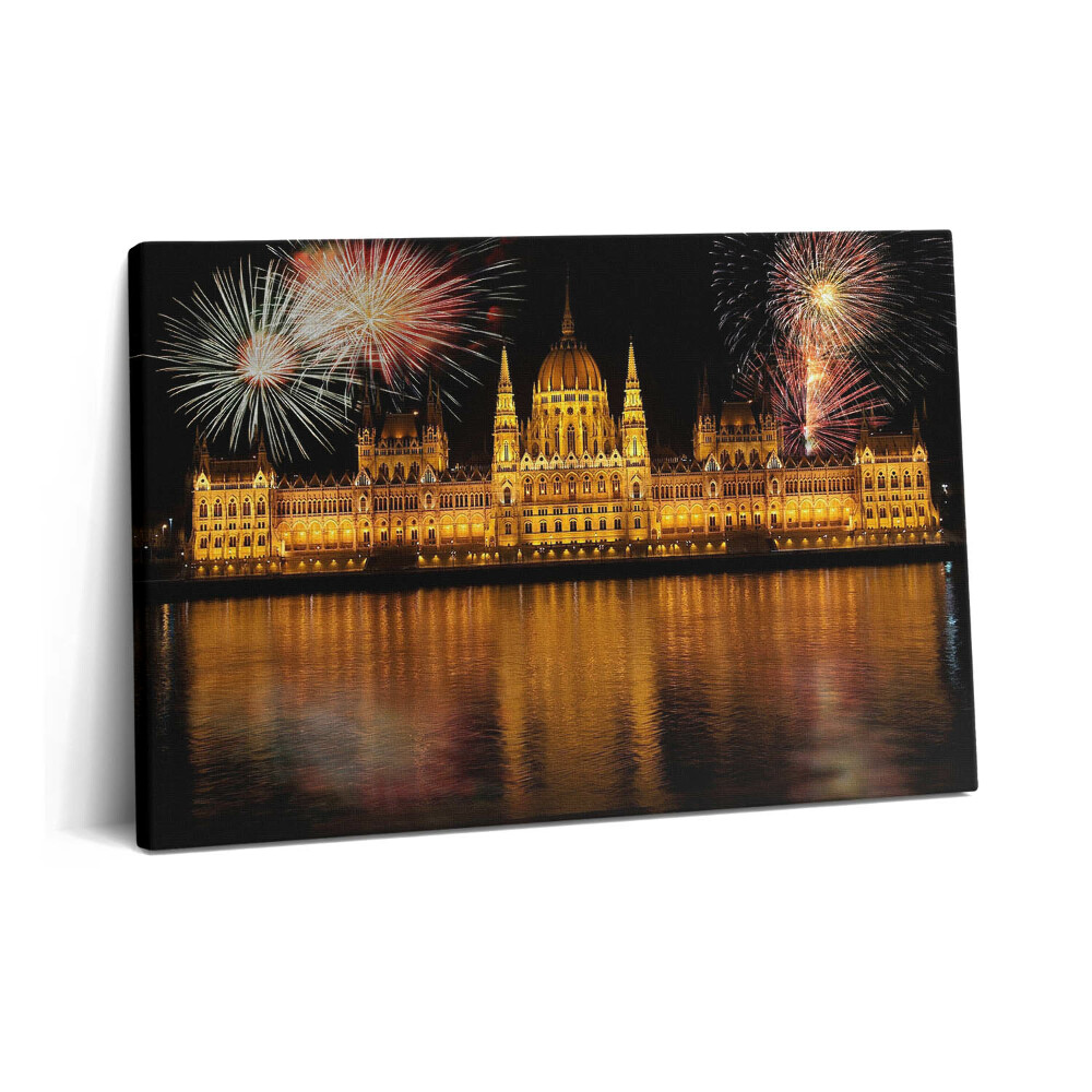 Fotoobraz na plátne 60x40 Budova maďarského parlamentu