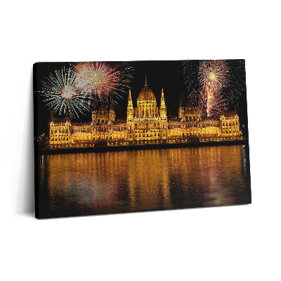 Fotoobraz na plátne 60x40 Budova maďarského parlamentu