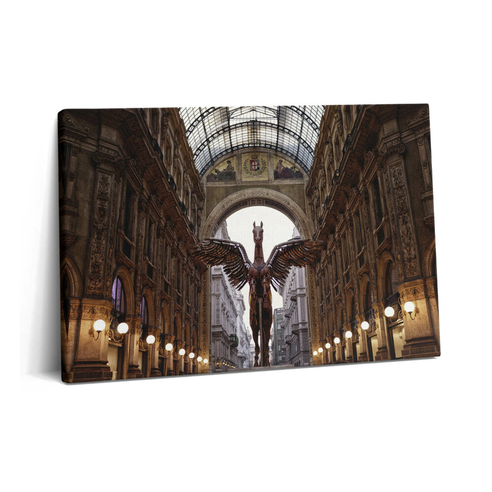 Obraz na plátne 60x40 Pomník koňa v Miláne