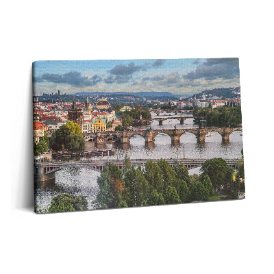 Obraz na plátne 60x40 Pohľad na Prahu