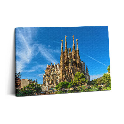 Fotoobraz na plátne 60x40 Katedrála Sagrada Familia