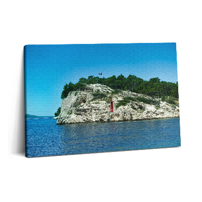 Fotoobraz na plátne 60x40 Split Chorvátsko Malebná trasa