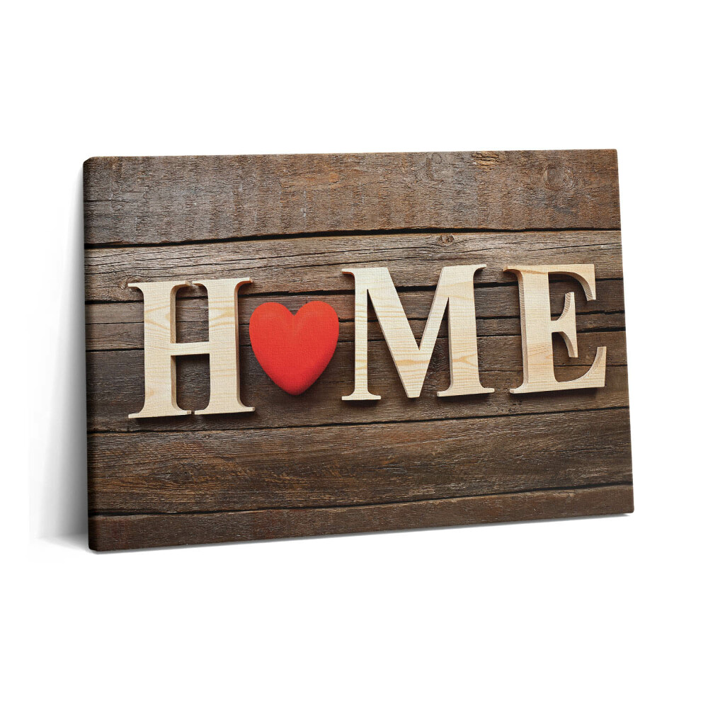 Obraz na plátne 60x40 Nápis na dome