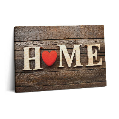 Obraz na plátne 60x40 Nápis na dome