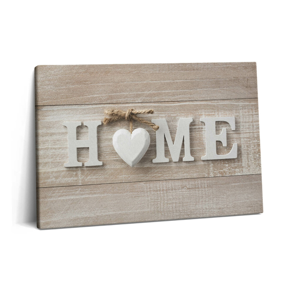 Obraz na plátne 60x40 Nápis na dome