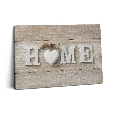 Obraz na plátne 60x40 Nápis na dome