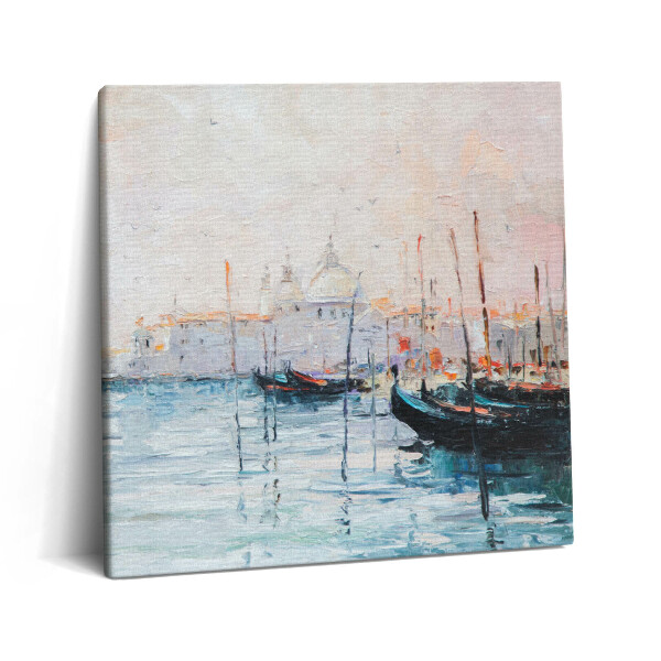 Obraz na plátne 60x60 Pokojné ráno v Benátkach