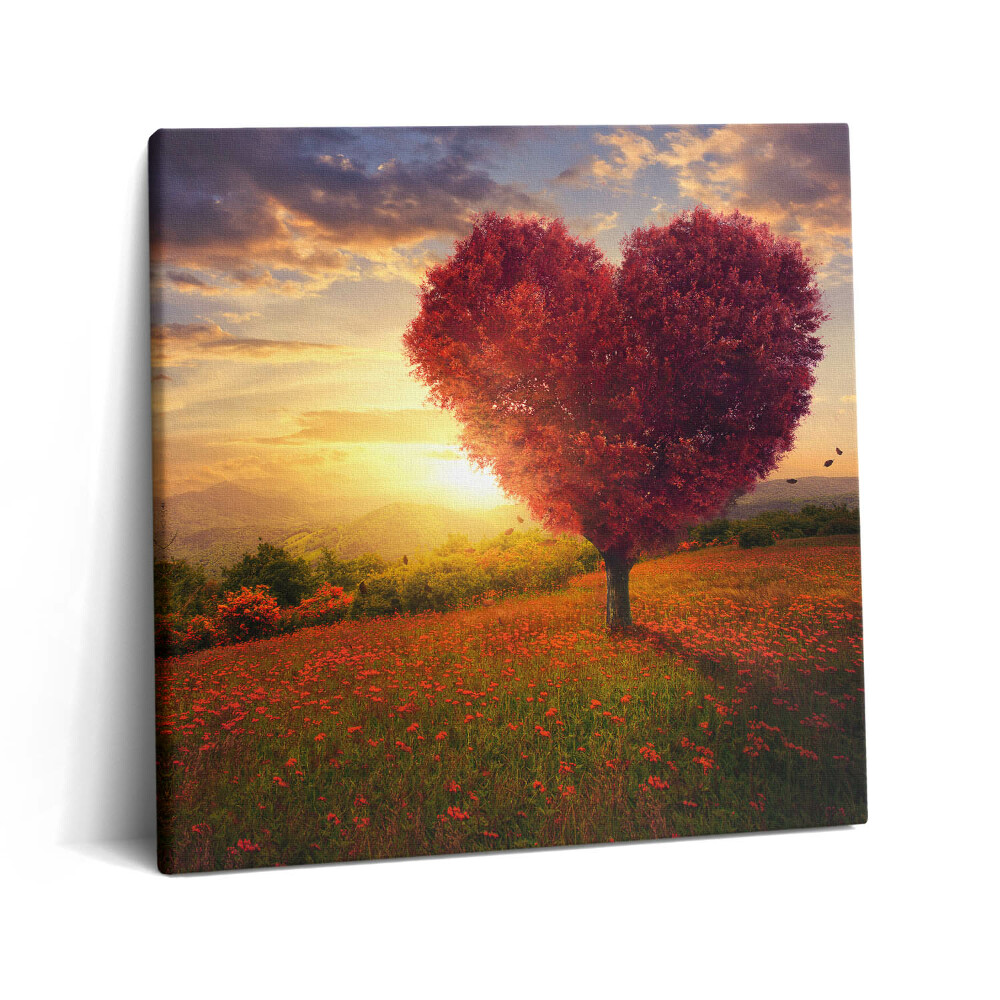 Obraz na plátne 60x60 Srdce lásky v prírode