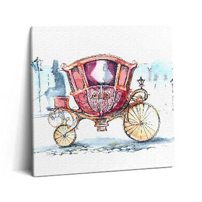 Obraz na plátne 60x60 Romantická jazda v kočiari