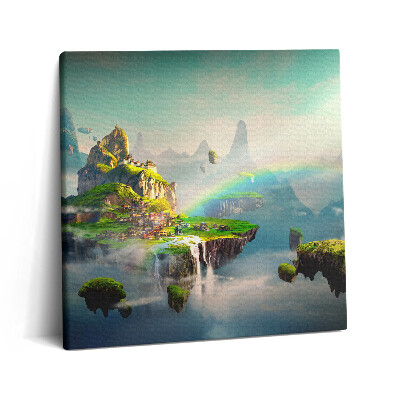 Fotoobraz na plátne 60x60 Plávajúce ostrovy v oblakoch