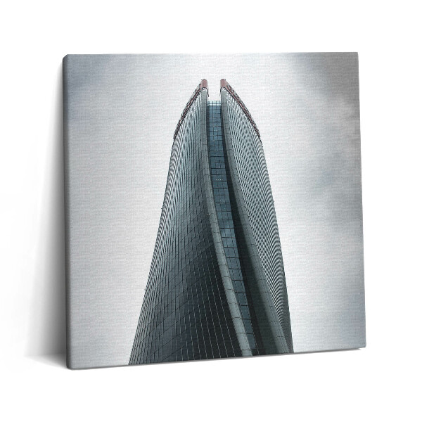 Fotoobraz na plátne 60x60 Moderná architektúra v oblakoch