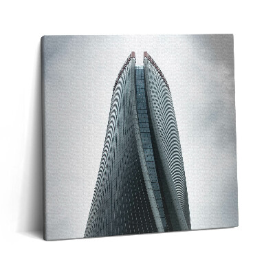 Fotoobraz na plátne 60x60 Moderná architektúra v oblakoch