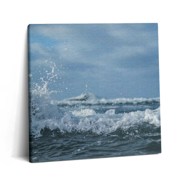 Fotoobraz na plátne 60x60 Morská vlna v modrom nebi