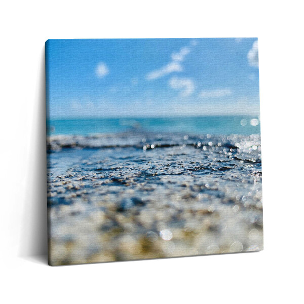 Fotoobraz na plátne 60x60 Trblietavá hladina letného mora