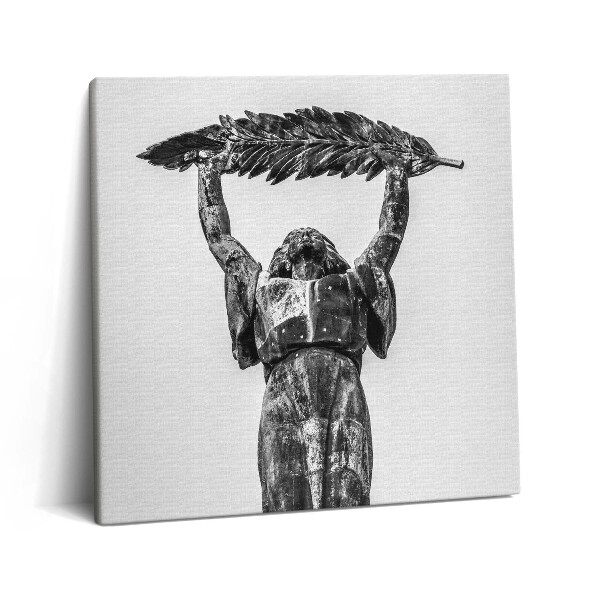 Obraz na plátne 60x60 Socha s vavrínovou ratolesťou