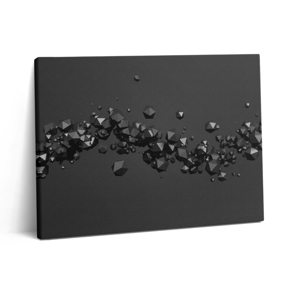 Obraz na plátne 80x60 3D abstrakcia tvarov