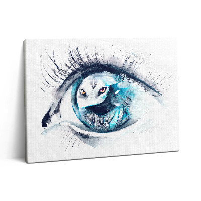 Fotoobraz na plátne 80x60 Vlčí vzhľad