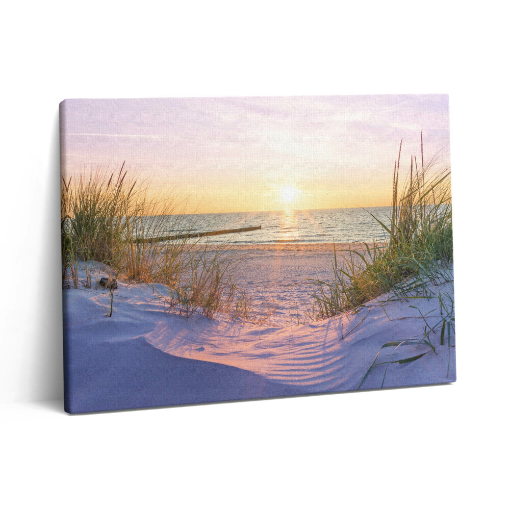 Fotoobraz na plátne 80x60 Poľské more - opaľovanie