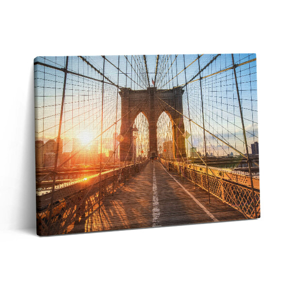 Fotoobraz na plátne 80x60 Brooklynský most v New Yorku