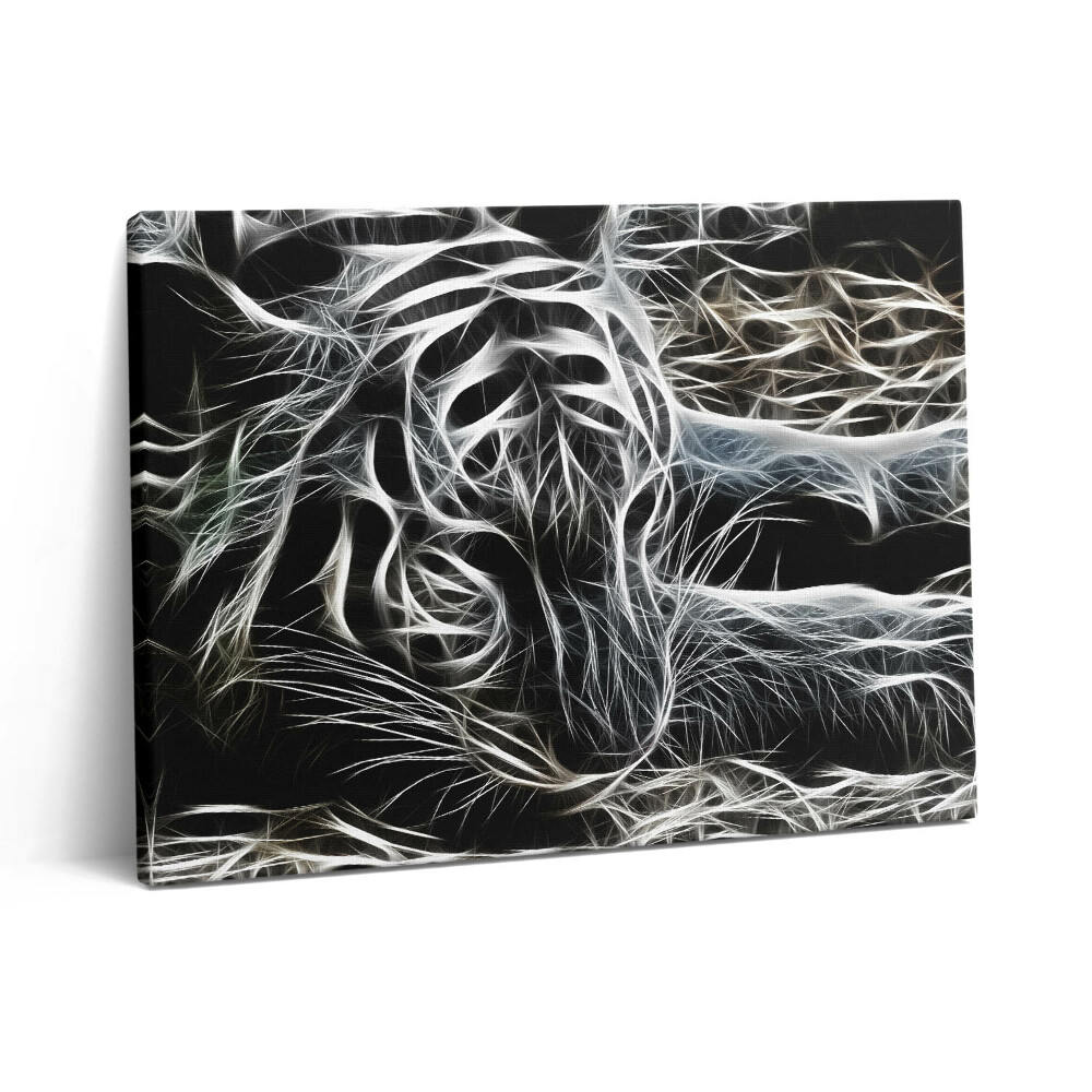 Fotoobraz na plátne 80x60 Abstraktný vzor tigra