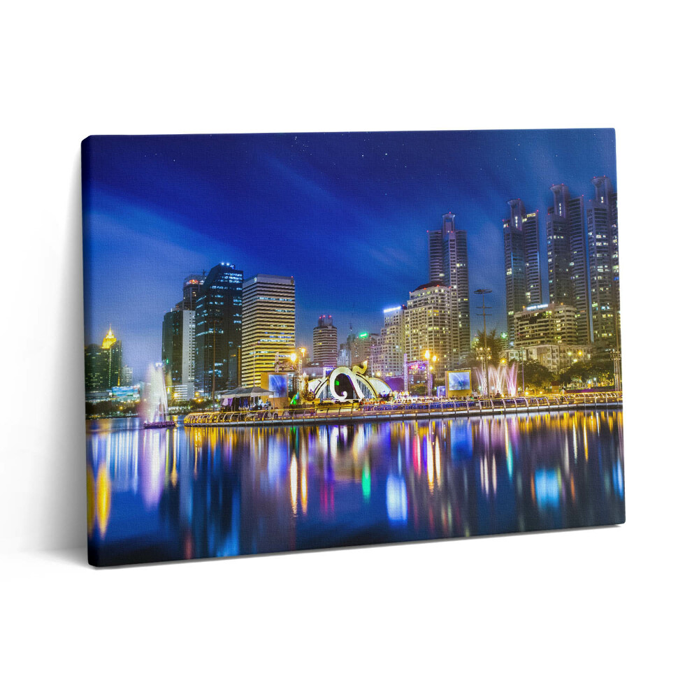 Fotoobraz na plátne 80x60 Mesto plné farieb