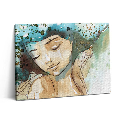 Obraz na plátne 80x60 Abstraktná žena