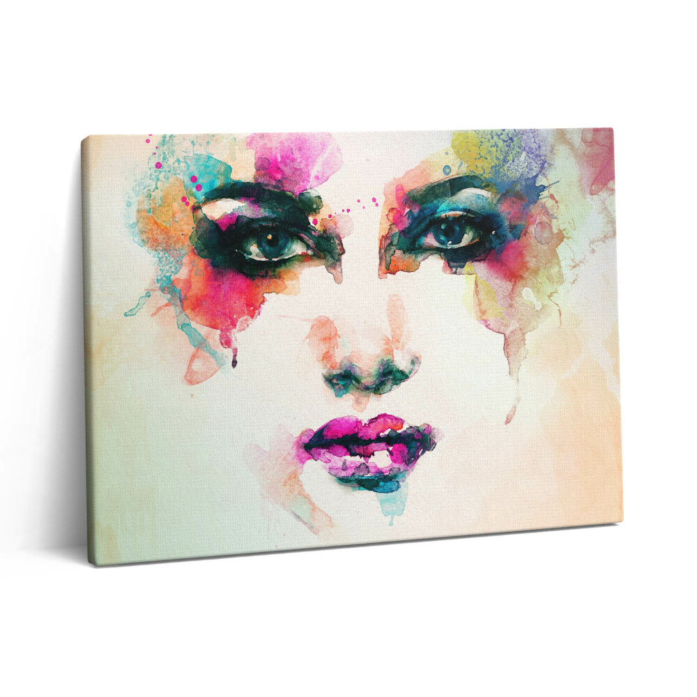 Fotoobraz na plátne 80x60 Abstraktná ženská tvár