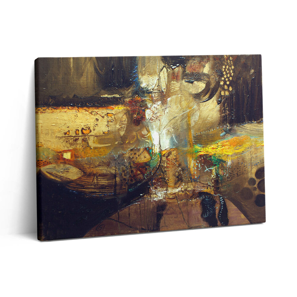 Fotoobraz na plátne 80x60 Maľovaná farebná abstrakcia