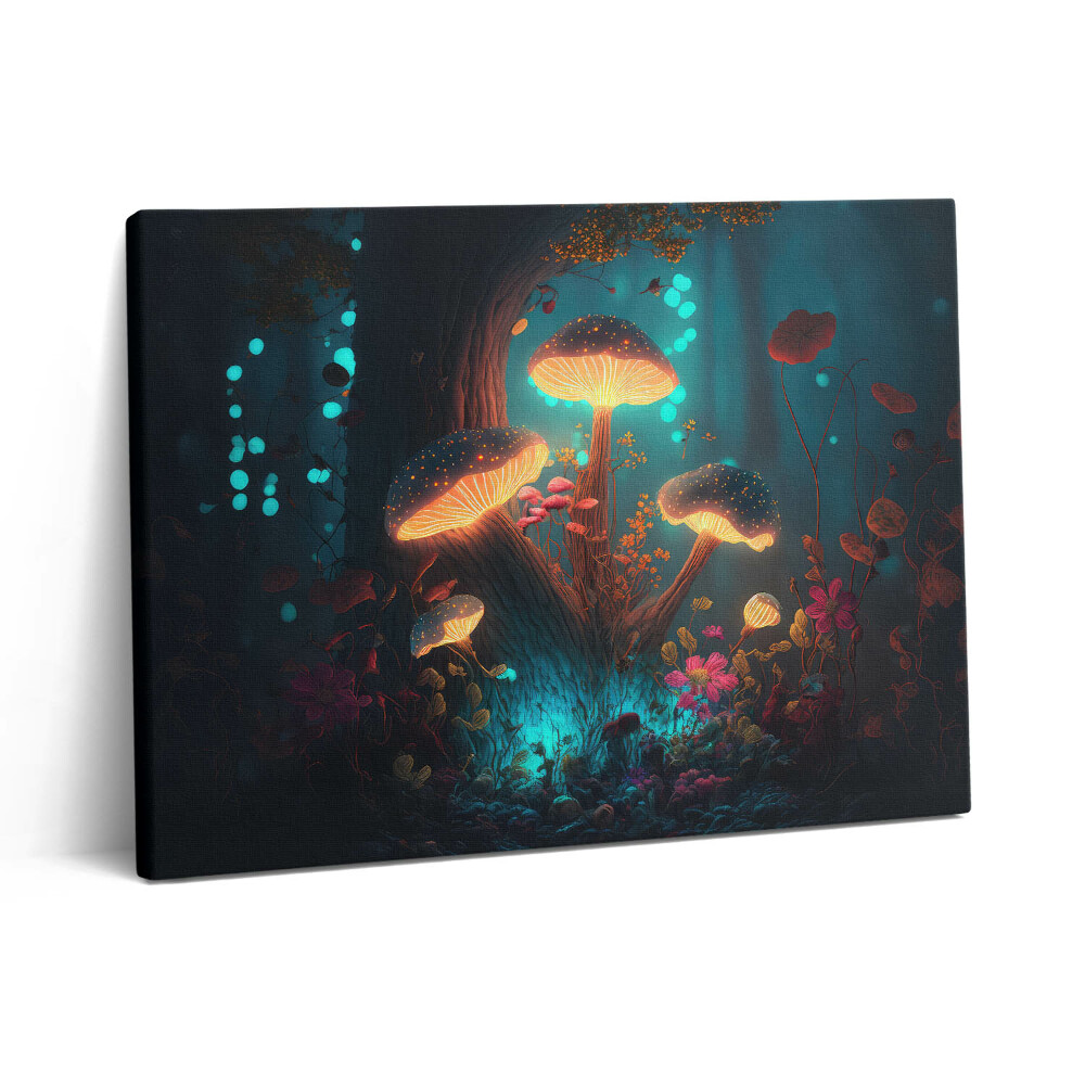 Obraz na plátne 80x60 Lesné a magické huby