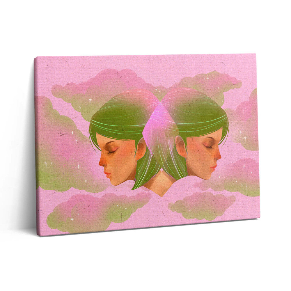 Obraz na plátne 80x60 Abstraktný ženský portrét