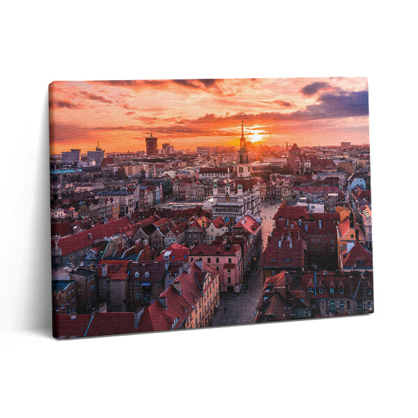 Fotoobraz na plátne 80x60 Poznaň - panoráma