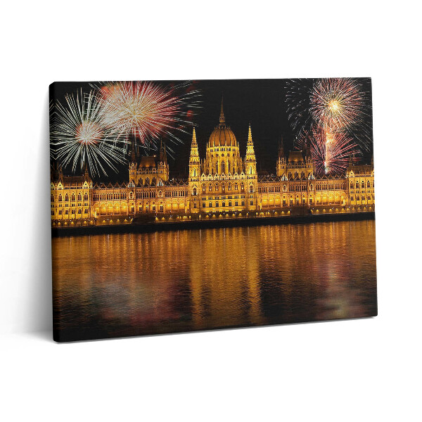 Obraz na plátne 80x60 Budova maďarského parlamentu
