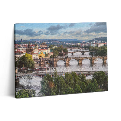 Fotoobraz na plátne 80x60 Pohľad na Prahu
