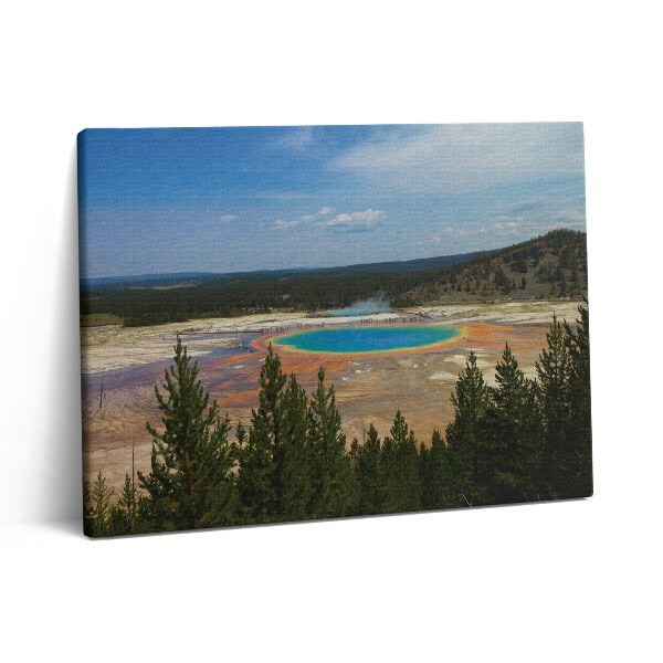 Fotoobraz na plátne 80x60 Horúce pramene v Yellowstonskom národnom parku