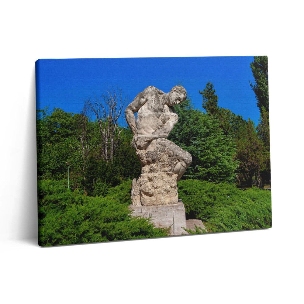 Obraz na plátne 80x60 Obrovská socha z Bukurešti